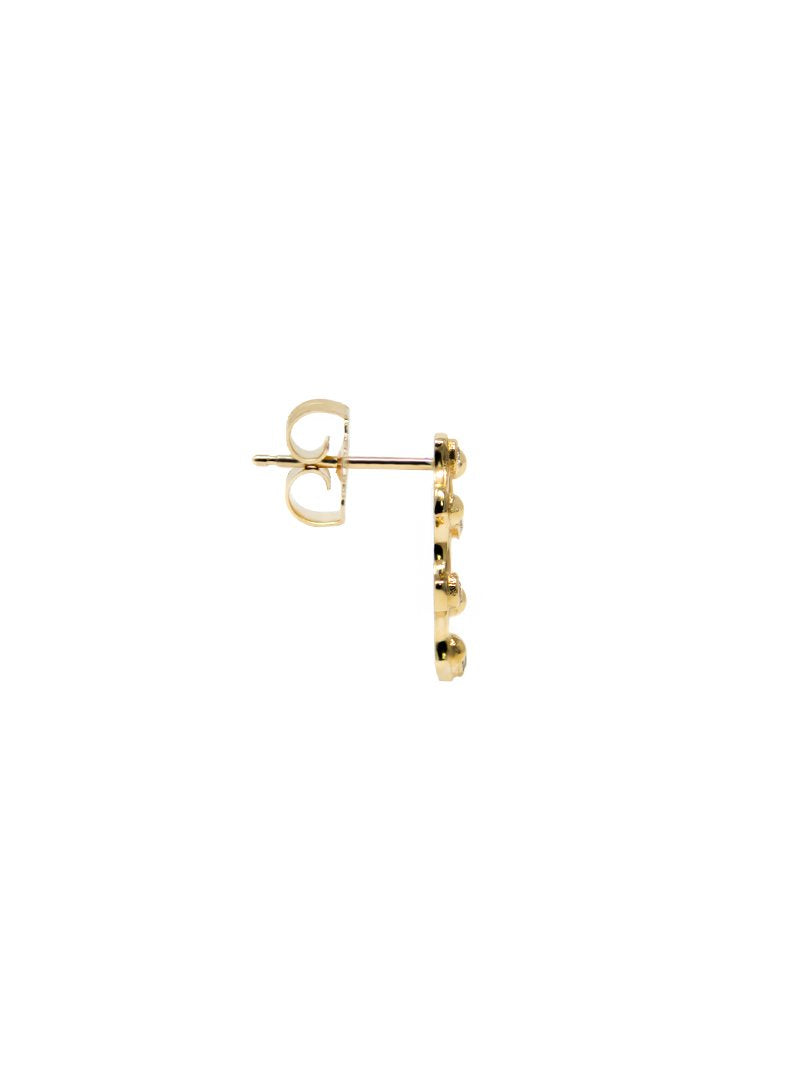 Jac+Jo Cog Open Circle Studs