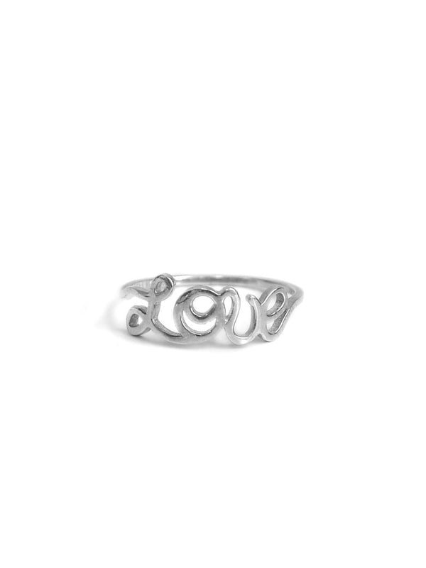 Jac+Jo Script Love Ring