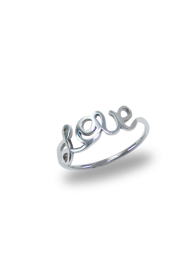 Jac + Jo Bague Écriture Love
