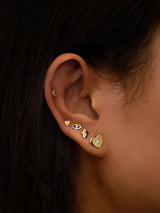 Jac+Jo Icon Moon Studs