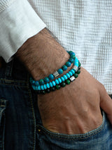 Jac +Jo Bracelet Âme Turquoise en Rondelle