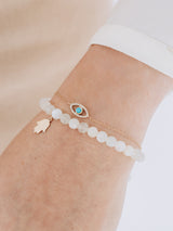 Classique Pavé Bracelet Mauvais Oeil