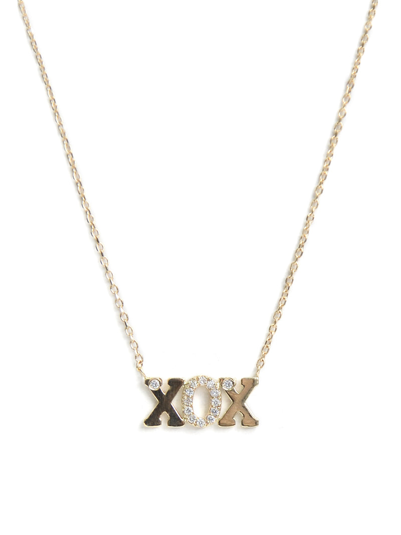 Collier XOX Lettre d'Amour Personnalisable