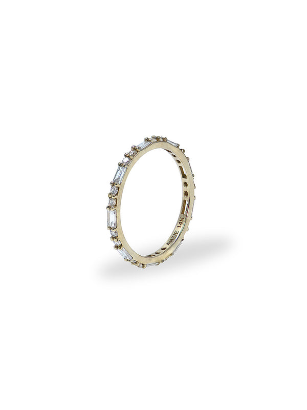 Deco Baguette Eternity Band